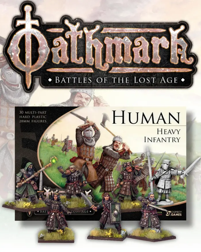 Oathmark Human Heavy Infantry Collectors deal.