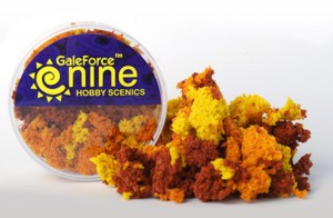 Hobby Round: Autumn 3 Color Clump Foliage Mix
