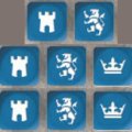 Photo of Medieval Dice - Blue (SD18)