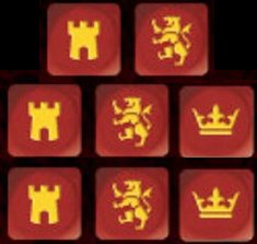 Medieval Dice - Red