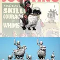 Photo of Hairfoot Jouster riding a Sheep. (HJH001)