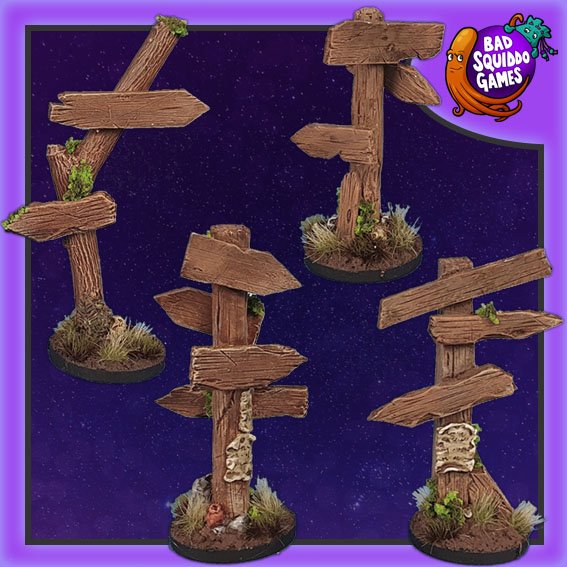 Wooden Road Signs