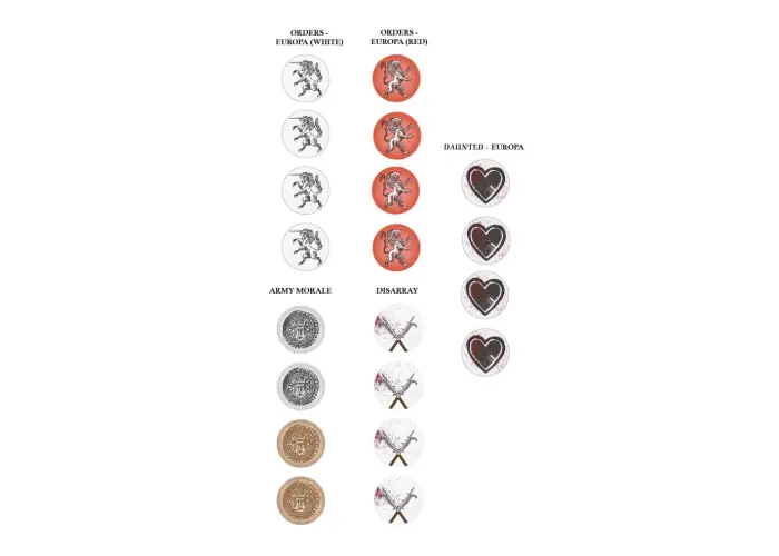 NEVER MIND THE BILLHOOKS DELUXE EUROPA MDF TOKENS