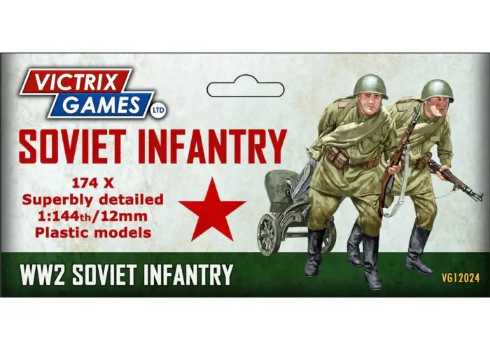 12mm Late War Soviet Infantry and Heavy Weapons