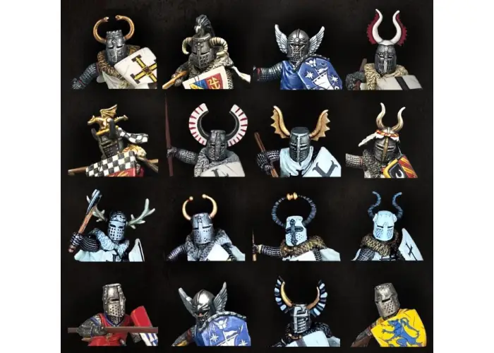 Medieval & Fantasy Heads, Cloaks & Shields