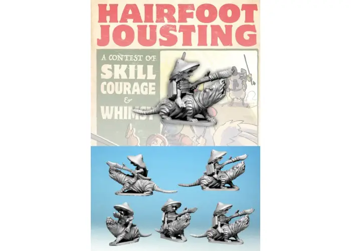 Wartnose Jouster Riding a Molerat.