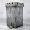 Photo of 28mm Fortified Square Castle Tower (28MEDSQUT)