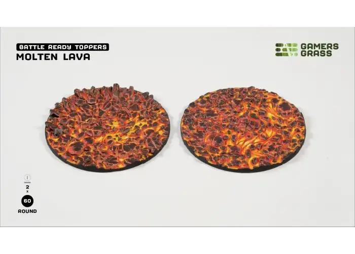 Molten Lava – Round 60mm (x2)