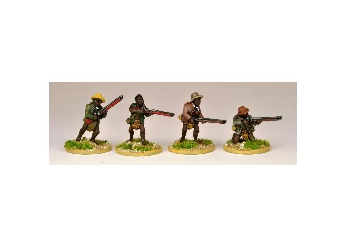 Matabele Rebels Firing Muskets 