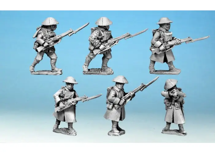 British Infantry in Cold Weather Clothing