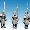 Photo of British Infantry in Great Coat & Forage Cap Advancing (CB44)