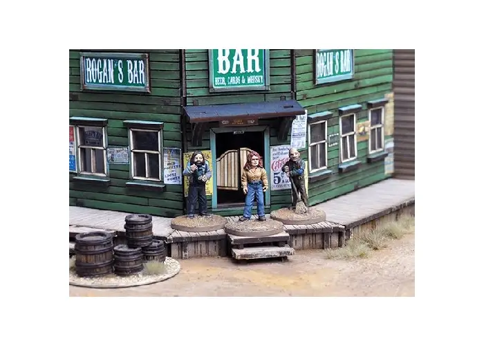 DEAD MAN'S HAND Rogan's Bar Civilian Set