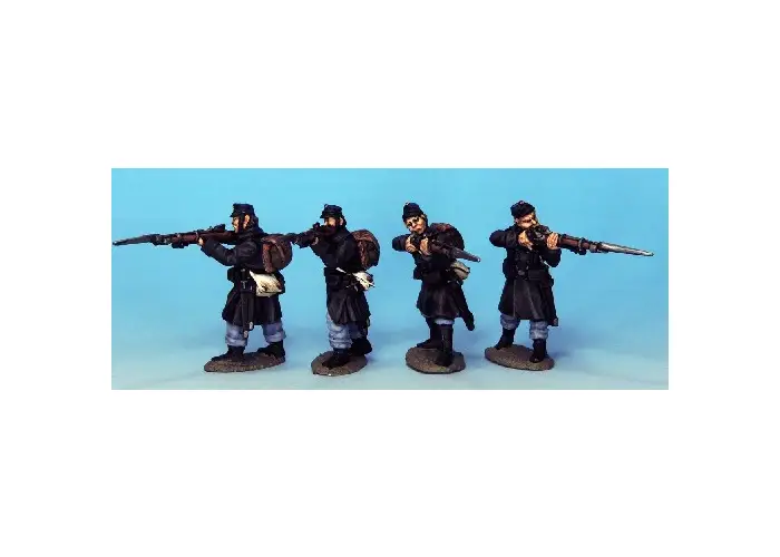 Danish Infantry Firing. 1864