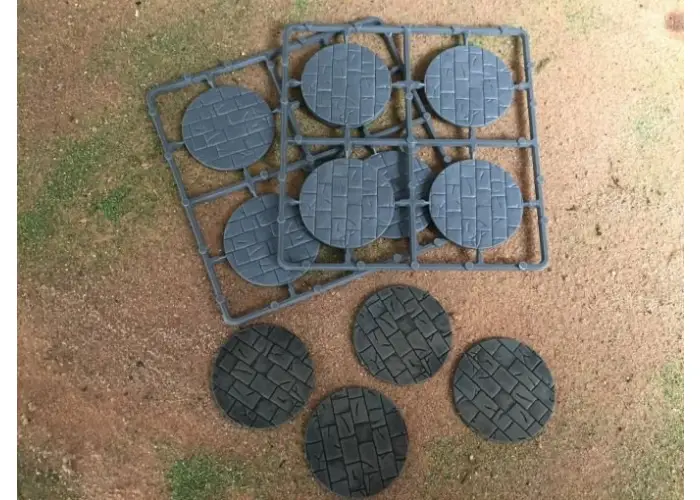 50mm Diameter Paved Effect Bases